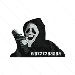 wazzaaa ghost face embroidery files halloween embroidery