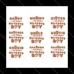 bundle family blippi birthday boy svg,blippi birthday svg,blippi