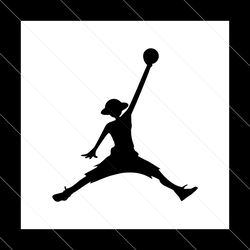 one piece luffy gum black on red svg silhouette, anime svg