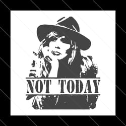 beth dutton not today svg silhouette, movies and cartoon character svg
