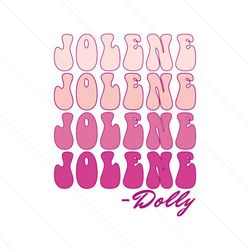 dolly parton vector jolene pink svg, western music lover svg