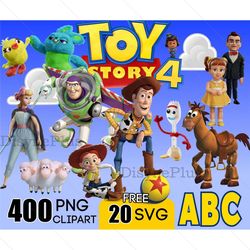 toy story 4 disney movie bundle png