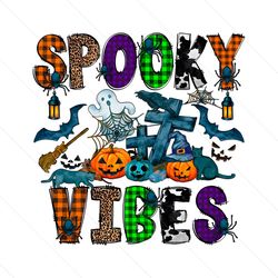 spooky vibes halloween pumpkin season png