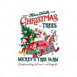 retro mouse cartoon farm fresh christmas trees png download