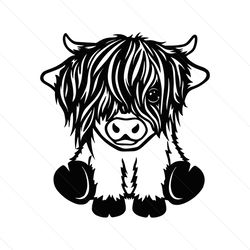 highland cow svg | baby highland cow svg | cute highland cow svg | highland heifer svg | highland cow face svg