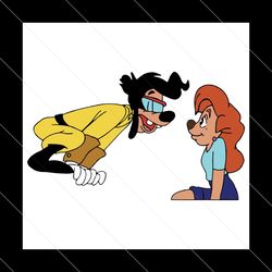 max and roxanne a goofy movie svg, powerline svg, cartoon svg,