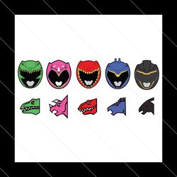 power rangers dino charge svg, trending svg, svg files, svg cricut,