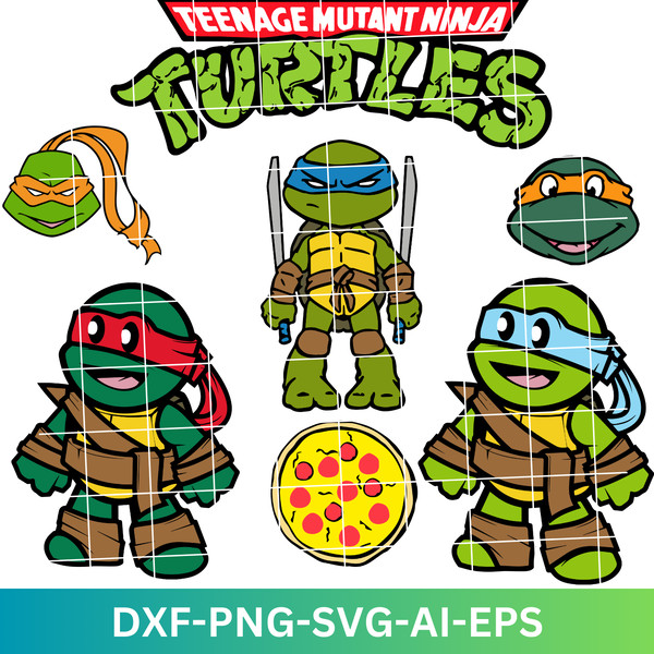 Ninja Turtles Svg 1000,Superheros Ninja Turtles SVG ,PNG ,EP | Inspire