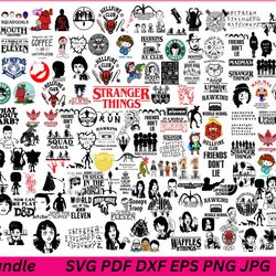 stranger things svg bundle, stranger things png bundle, stranger things bundle, stranger things cut files, stranger svg