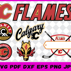 calgary flames svg, nhl svg, nhl calgary flames, calgary flames logo