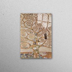 mural art, wall decor, glass wall art, gustav klimt tree, reproduction glass art, gustav klimt glass wall art, art nouve