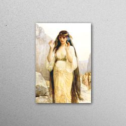 wall decoration, glass wall art, mural art, alexandre cabanel, famous glass wall, classic glass art, woman glass art,