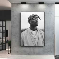 tupac shakur quotes canvas hip-hop music lover gift tupac quotes poster art hip-hop wall art rap music fan canvas th