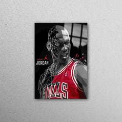 wall decor, glass art, wall decoration, motivational glass wall art, sport wall art, basketball players glass wall art,