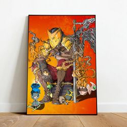 slay the spire canvas, canvas wall art, rolled canvas print, canvas wall print, game canvas