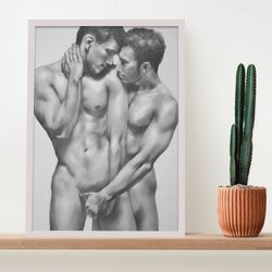Gay Couple Hot Poster
