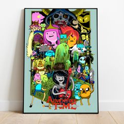Adventure Time Cartoon Poster