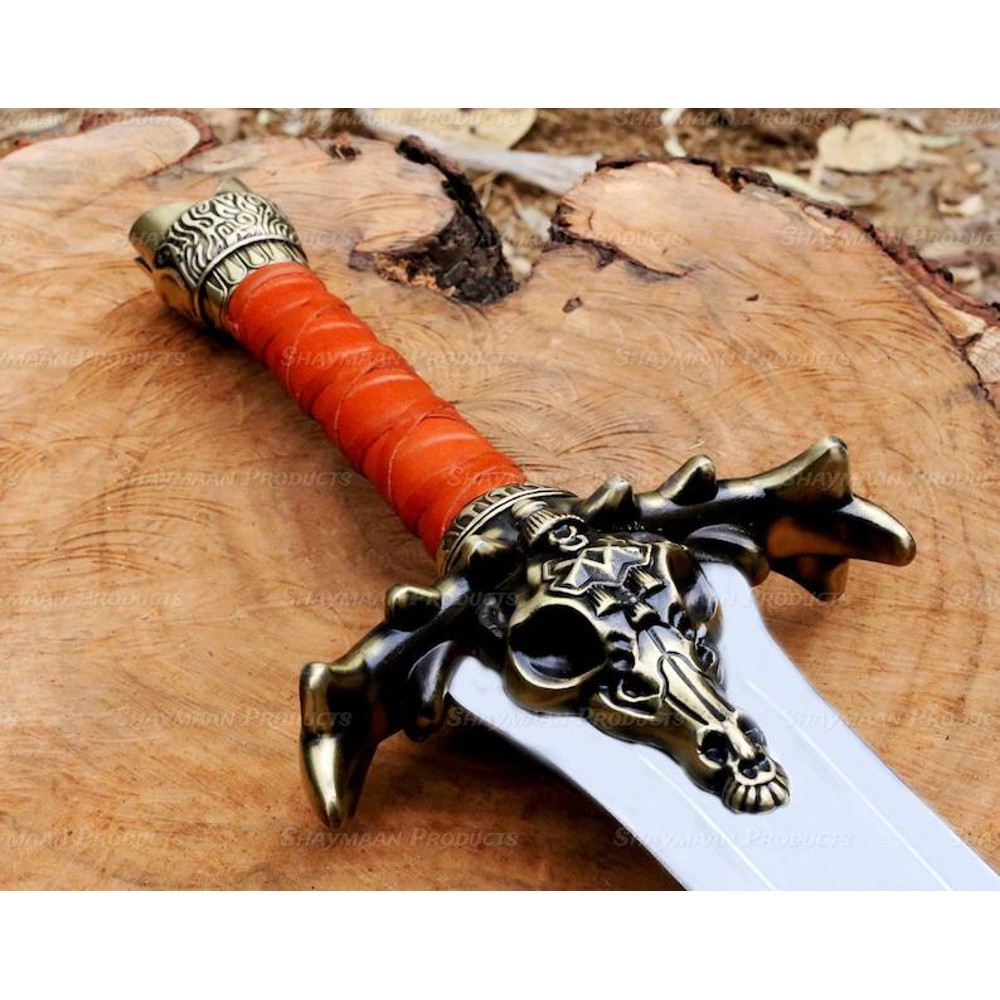 HANDMADE Official Sword Father Conan The Barbarian With Leather Cover Originally Made By Kissaski 0