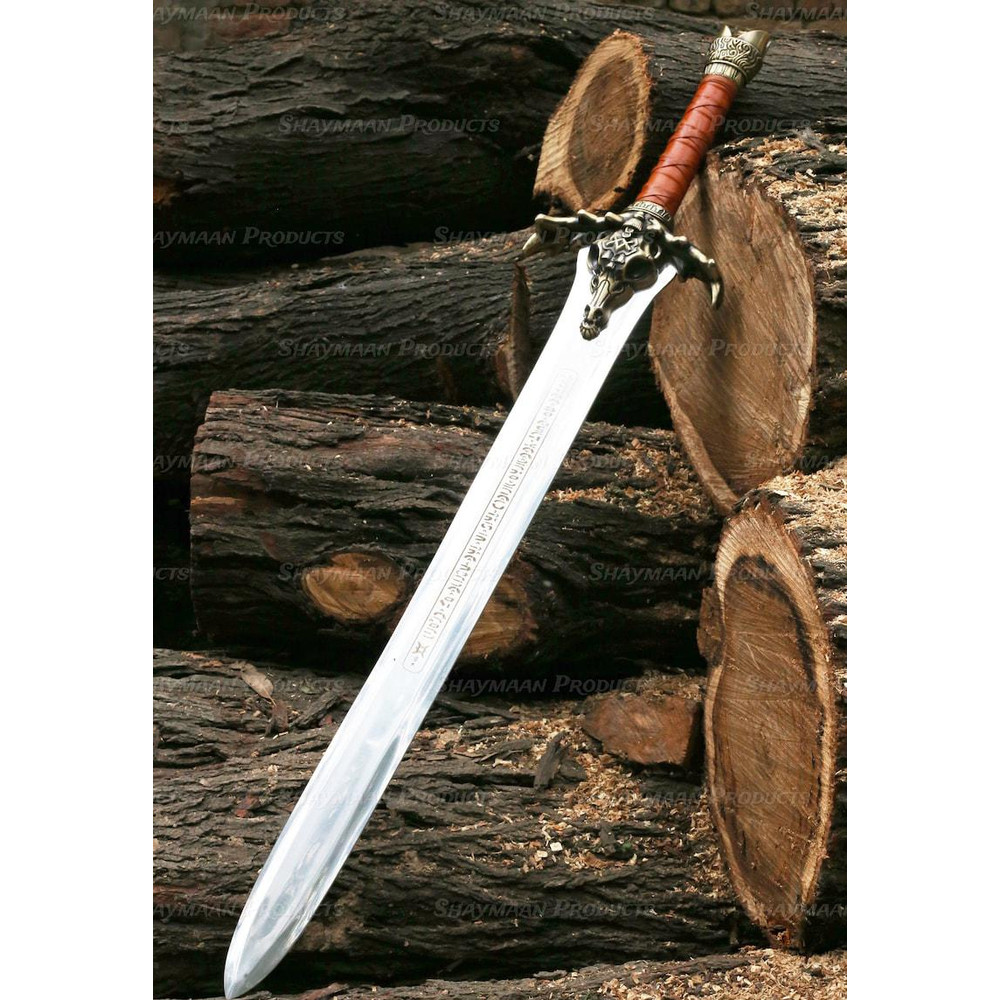 HANDMADE Official Sword Father Conan The Barbarian With Leather Cover Originally Made By Kissaski 1