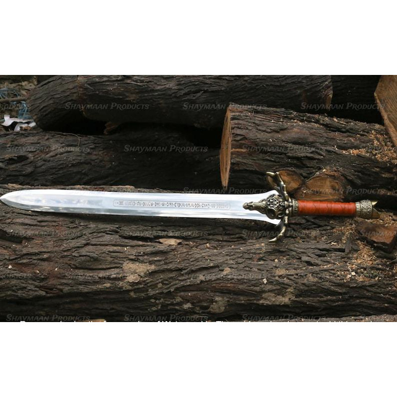HANDMADE Official Sword Father Conan The Barbarian With Leather Cover Originally Made By Kissaski 2