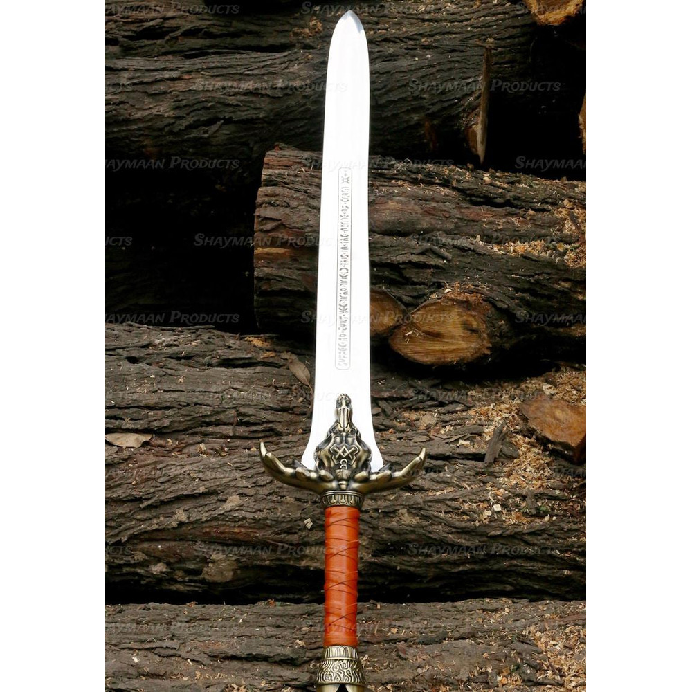 HANDMADE Official Sword Father Conan The Barbarian With Leather Cover Originally Made By Kissaski 3