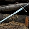 Anduril Sword Of Narsil The King Aragorn Replica Sword With Leather Sheath 2