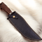 Stainless Steel Hunting Knife Stag Horn Handle Full Tang Fixed Blade With Leather Sheath Father 1