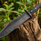 15 Inch Outdoor Hunting Knife With Engraved Black Leather Sheath Survival Camping Collectible Gif 3