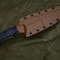Tactical Knife Sleipner Steel Full Tang Stonewashed Blade Black Compact Handle 1