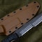 Tactical Knife Sleipner Steel Full Tang Stonewashed Blade Black Compact Handle 5