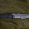 Tactical Knife Sleipner Steel Full Tang Stonewashed Blade Black Compact Handle 7