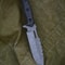 Sleipner Steel Outdoor EDC Knife Tactical Blade With Textured Black Scales 0