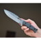Sleipner Steel Outdoor EDC Knife Tactical Blade With Textured Black Scales 6
