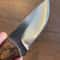 Full Tang Skinning Knife With Premium N690 Steel Walnut Wood Grip 4