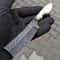 Real Damascus Razor Knife 150 Layers Collector Gift Knife With Stag Horn Handle 4