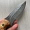 Real Damascus Outdoor Knife 150 Layers Blacksmith Made Bushcraft Knife Chestnut Wood Handle 1