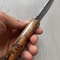 Real Damascus Outdoor Knife 150 Layers Blacksmith Made Bushcraft Knife Chestnut Wood Handle 3