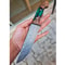 Real Damascus Kitchen Knife 150 Layers Blacksmith Made Chef Knife Walnut Epoxy Hybrid Handle 4