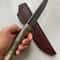 Real Damascus Butcher Knife 150 Layers Blacksmith Made Kitchen Knife Maple Wood Handle 4