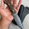 Real Damascus Hunting Knife Full Tang EDC Camping Knife With Walnut Wood Handle 5