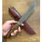 Real Damascus Hunting Knife 150 Layers Heavy Duty Outdoor Knife Walnut Wood Handle 9