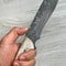 150 Layer Damascus Outdoor Knife With Natural Stag Horn Handle Leather Sheath 5