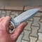 Damascus Hunting Knife 150 Layers Blacksmith Made Camping Knife With Stag Horn Handle 2