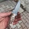 Damascus Hunting Knife 150 Layers Blacksmith Made Camping Knife With Stag Horn Handle 6