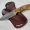 Real Damascus Hunting Knife 150 Layers Full Tang Bushcraft Knife Silverberry Wood Handle 0