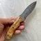 Real Damascus Hunting Knife 150 Layers Full Tang Bushcraft Knife Silverberry Wood Handle 8