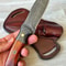 Real Damascus Hunting Knife 150 Layers Blacksmith Made Camping Knife Cocobolo Wood Handle 4