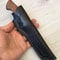 Handmade Damascus Heavy Duty Hunting Knife Cocobolo Carbon Fiber Handle 0