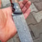 Handmade Damascus Heavy Duty Hunting Knife Cocobolo Carbon Fiber Handle 4