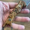 Handmade Damascus EDC Knife Chestnut Wood Handle Hunting Outdoor Blade 7